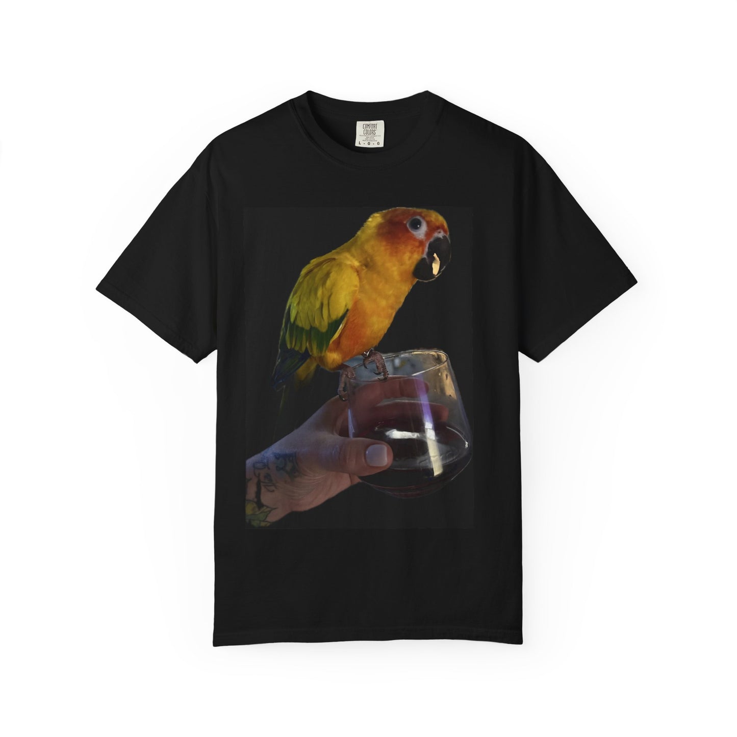 Tropical Bird Graphic T-Shirt for Animal Lovers