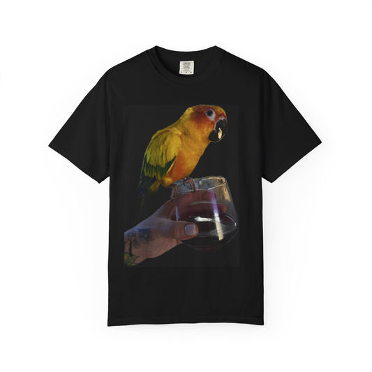 Tropical Bird Graphic T-Shirt for Animal Lovers