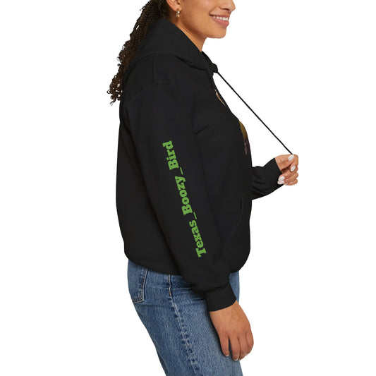 Funny Unisex Hooded Sweatshirt - "Texas Boozy Bird" Design