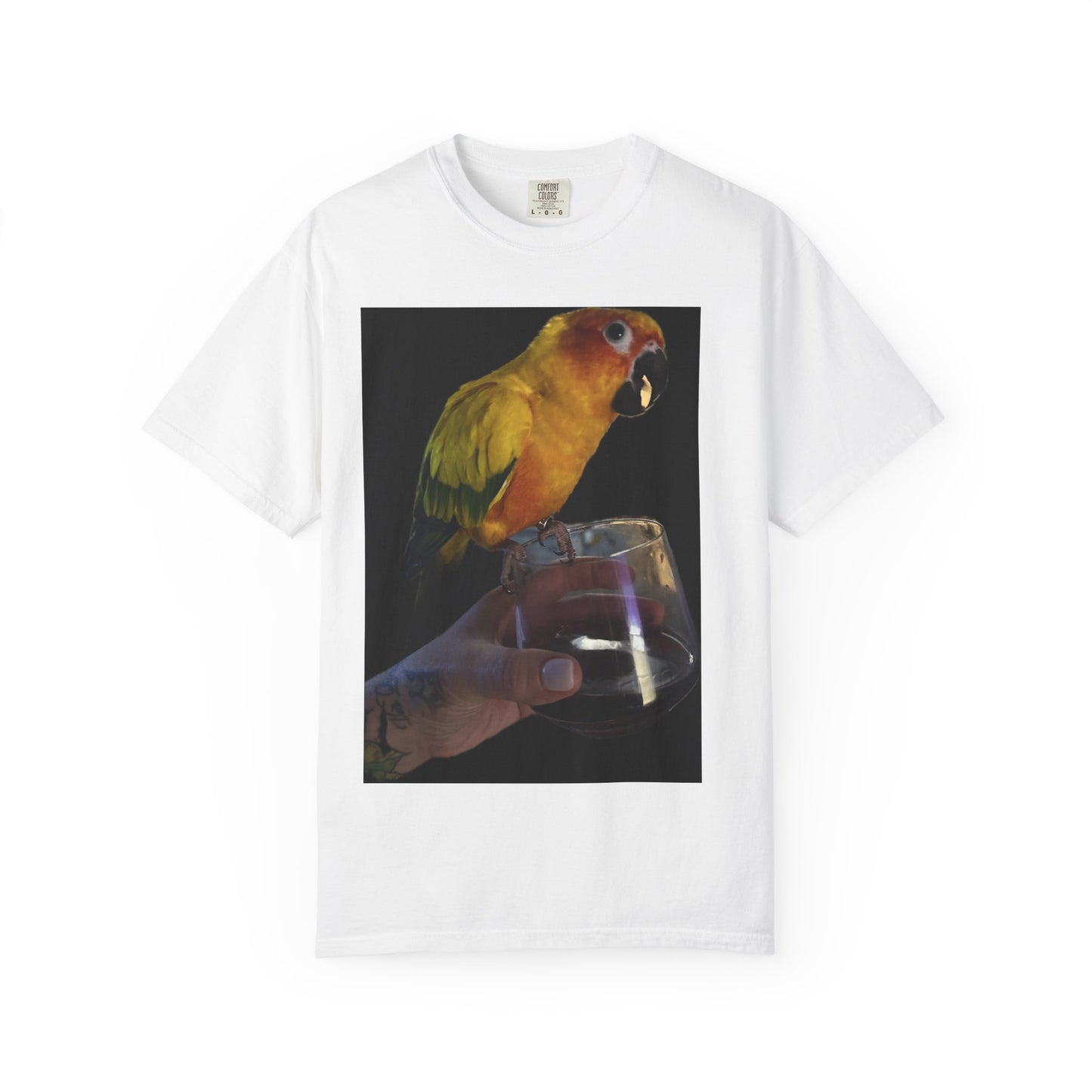 Tropical Bird Graphic T-Shirt for Animal Lovers